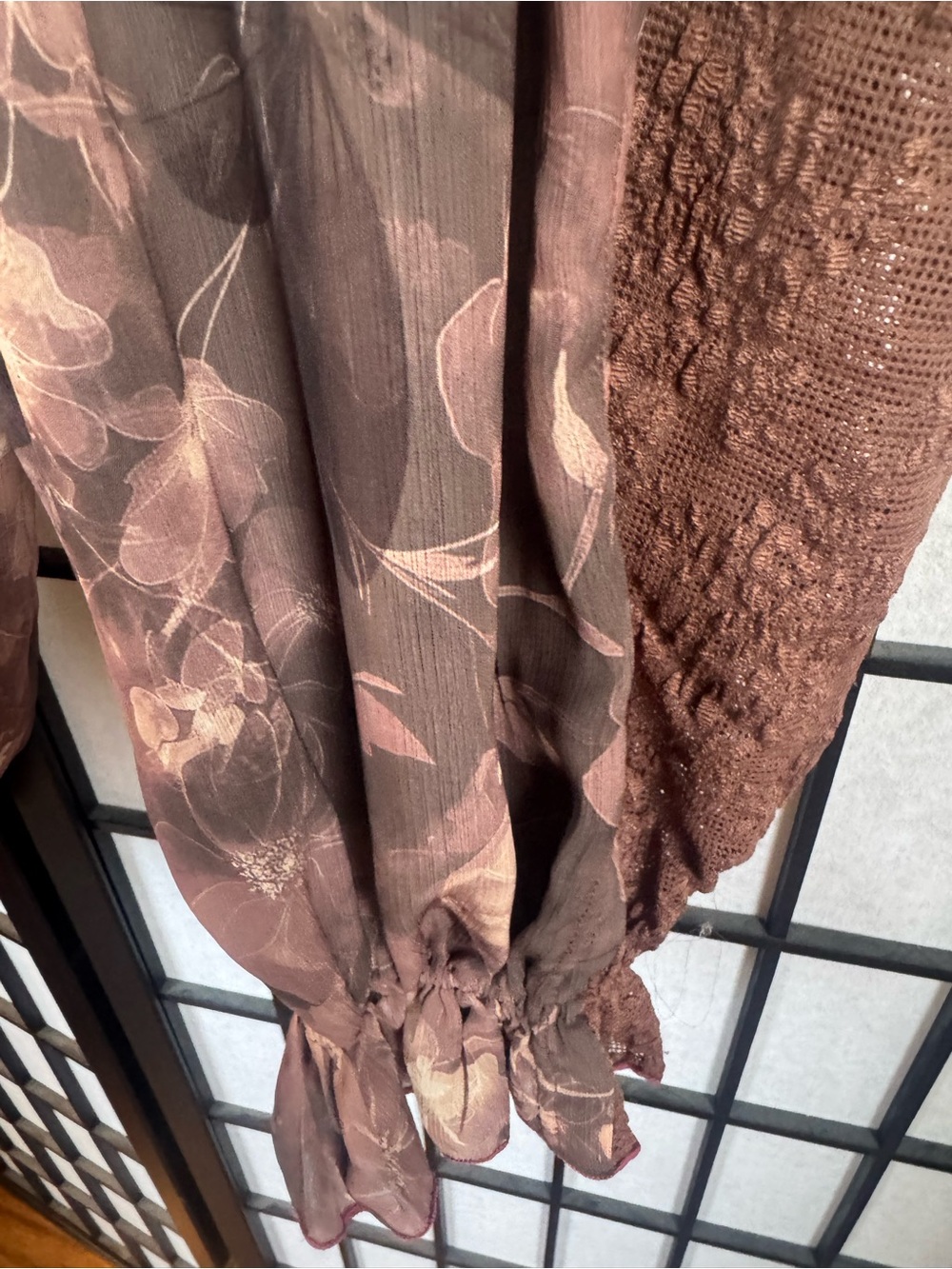 Free Poeple Ready To Go Bloomer Pant In Chocolate Combo. NWOT - Picture 6 of 7